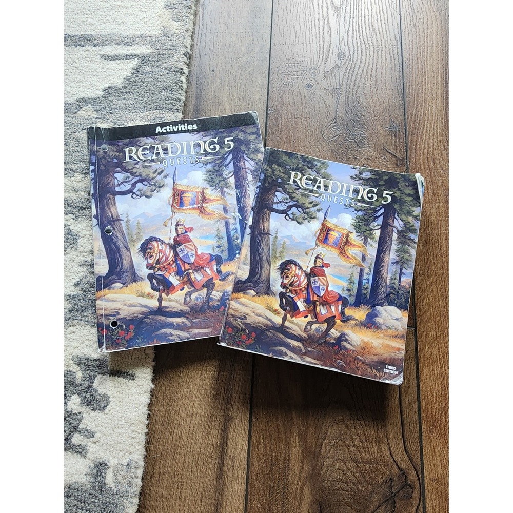 BJU Reading 5 Quests Third Edition Student Text and Activities Workbook Set